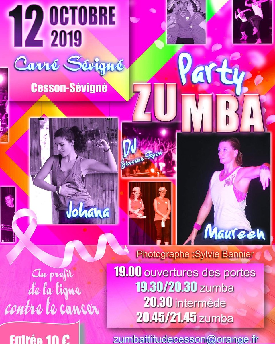 FitandMoov's tweet photo. 🎗️J-6 pour notre #zumba en faveur de la @liguecontrelecancer
📆 Samedi 12 octobre 🕛 19h
💰 10€
📌 Au Carré Sévigné à @cessonsevigne 35510
2h de #zumba avec Maureen @casaert et Johana
#OctobreRose2019 #cancerdusein #Cancer #Rennes #cessonsevigne #rennesmetropole https://t.co/4qLBdE6DfN