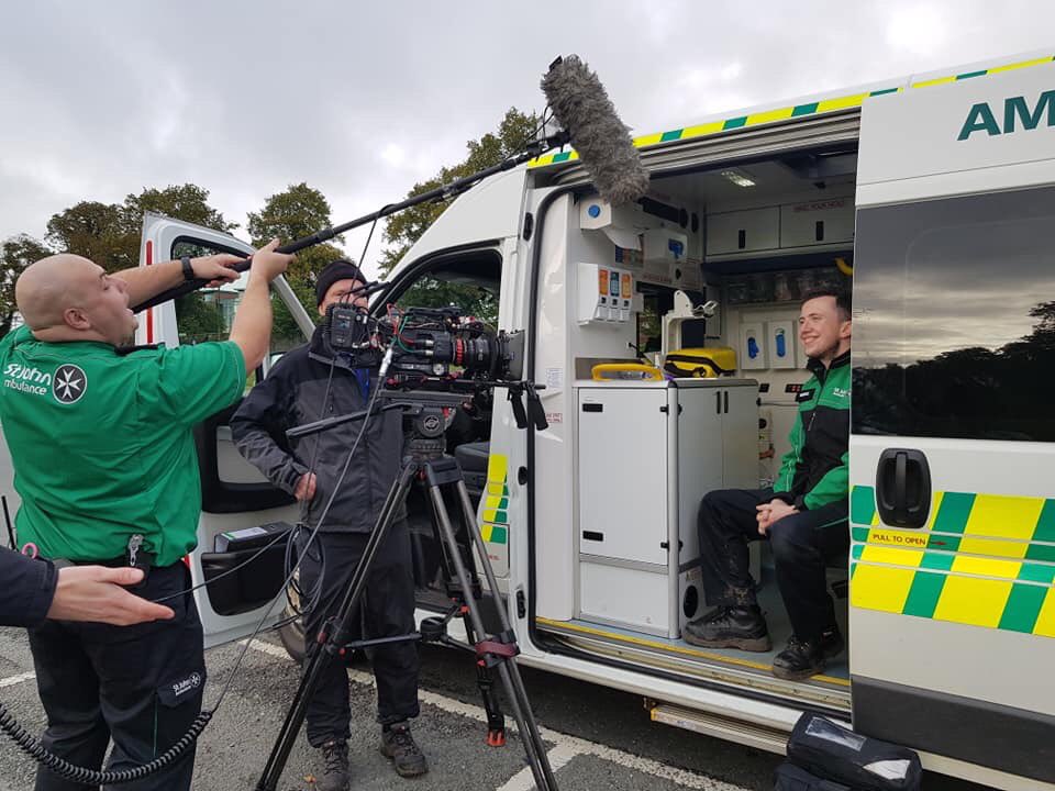 One of our fabulous crews were given a bit of celebrity treatment today! As a unit we’ve been selected to showcase <a href="/stjohnambulance/">St John Ambulance England</a>’s  emergency ambulance service we provide within our communities and across events!!