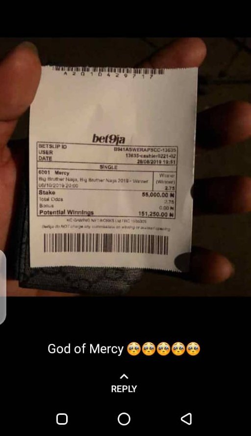 Jacelectronicss's tweet image. We didn't lose! 😬😬😬😬😬
#MercyForTheMoney #Mercy #BBNaija