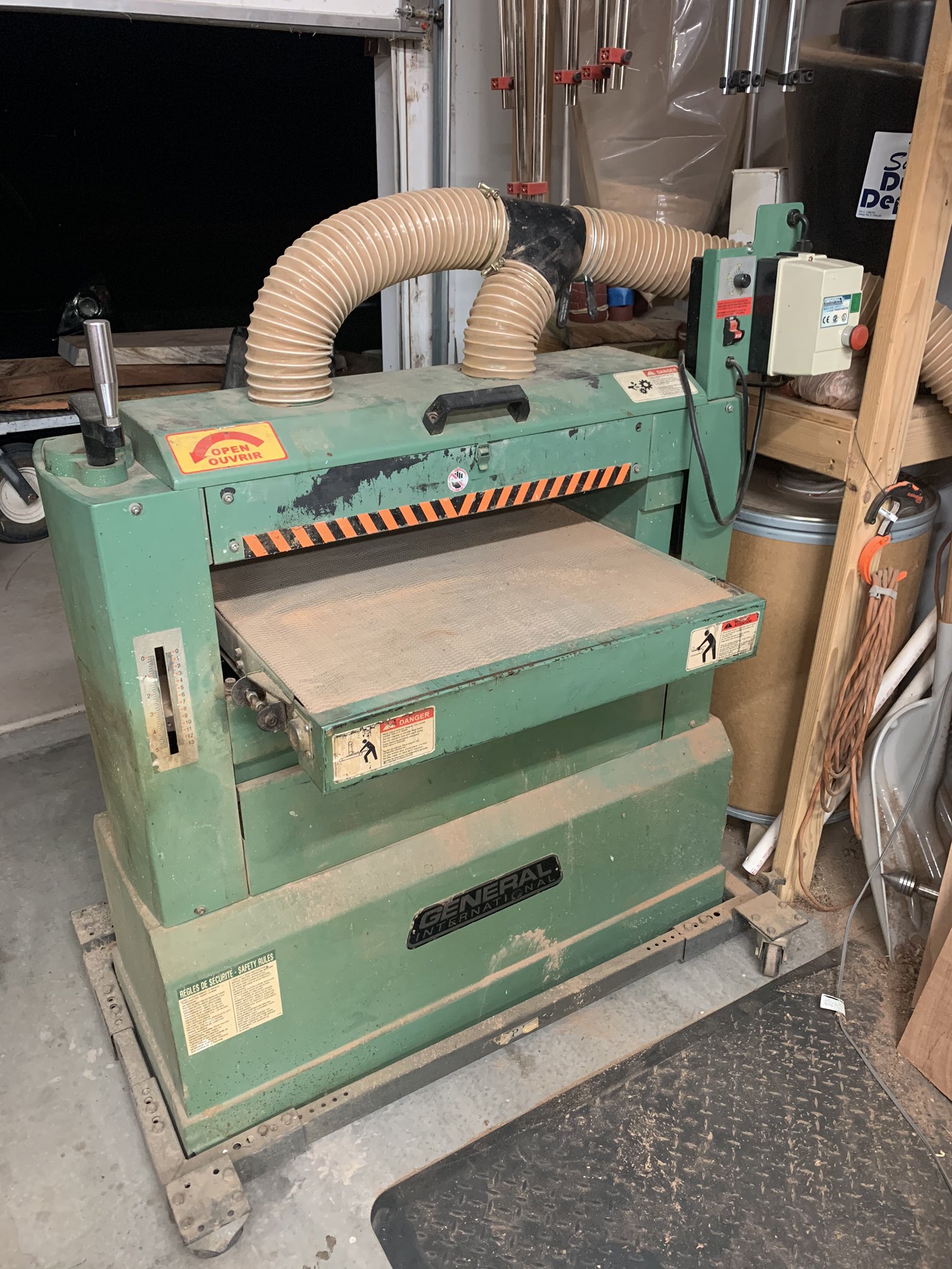 General international drum sander deals