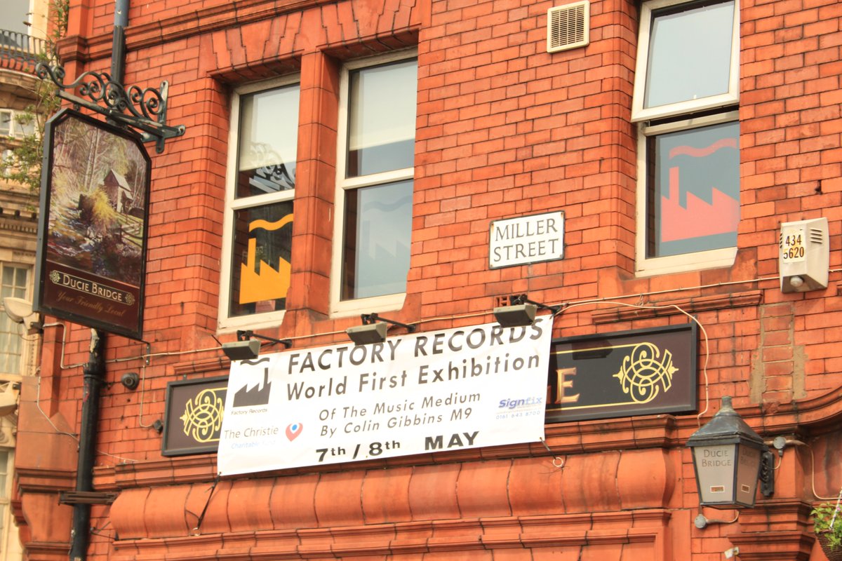 the_gibb's tweet photo. #factoryrecords world's first exhibition https://t.co/S9OyOXSzxI