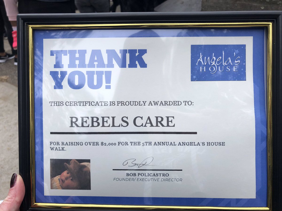 LIRebels's tweet photo. The LI Rebels Squirt Major team participated in today’s walk for Angela’s House at the Holtsville Ecolgy Site in honor of their teammates brother Brandon LeMaire. They raised over $2000 for the cause. It was an amazing afternoon. #LIRebelsSquirts #LIRebelshockey #licommunity https://t.co/o7jDq82MIS