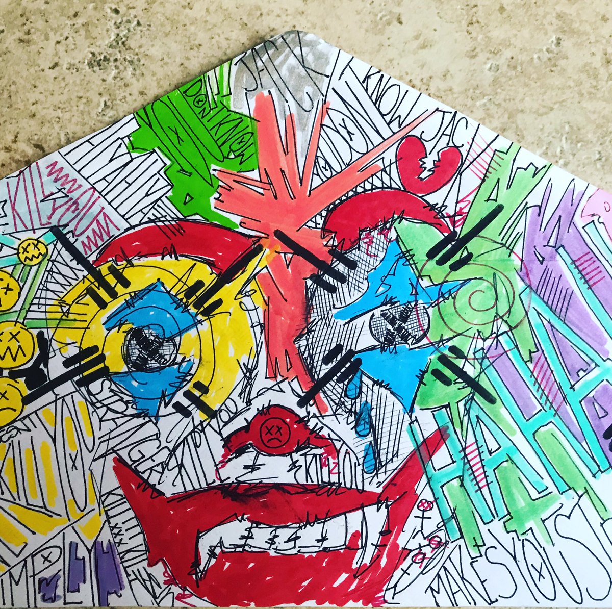 philv1579's tweet photo. Sunday doodle #joker #villains #strange #philv https://t.co/ledX8i9tSX