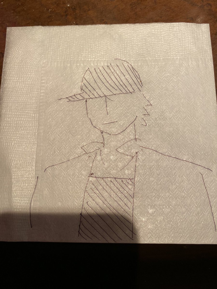 米津玄師さんと Radwimps野田洋次郎さんが飲食店の紙ナフキンで繰り広げるお絵かき合戦が非常に微笑ましい Togetter