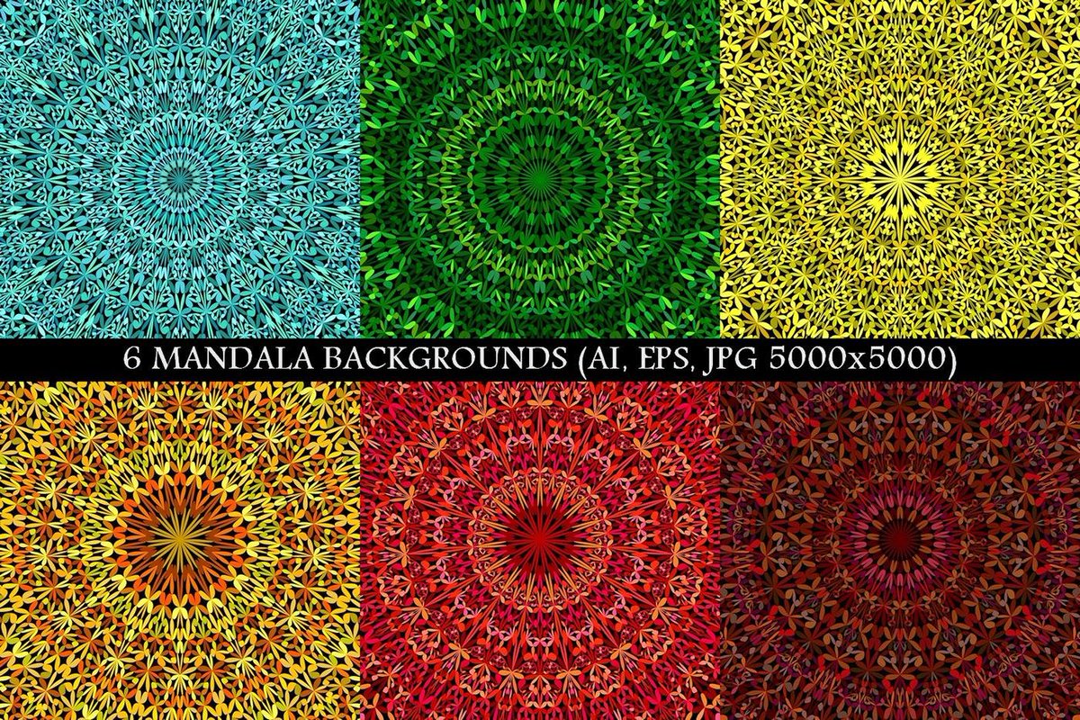 DavidZydd's tweet image. 6 Floral Mandala Backgrounds #background #cheap #ColorDesigns #GraphicDesign #design #floral #backgroundset #mandala #pattern #graphics #ColorGraphics #color #premium #graphics #behance #mandalas #set behance.net/gallery/851324…