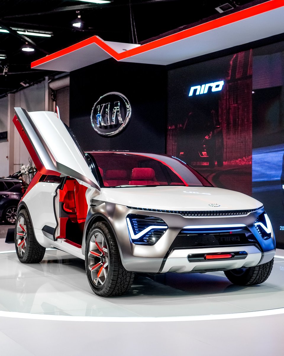 The #Kia #HabaNiro Concept has given us a glimpse into the future! With its stunning tech, front end skid plate, and 300+ mile of all-electric range, it's no wonder that the #FutureIsElectric! #KiaHabaNiro