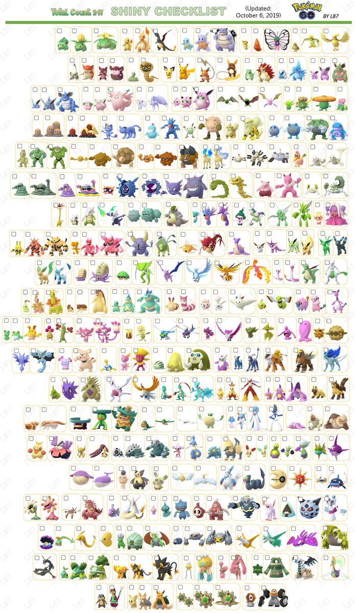 Pokemon Images Every Shiny Pokemon In Pokemon Go Pokemon Images Every Shiny Pokemon In Pokemon Go