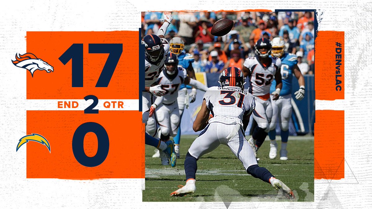 Broncos's tweet image. NOOOOOOOOOOOOPE!

That's how you end the half! 👊