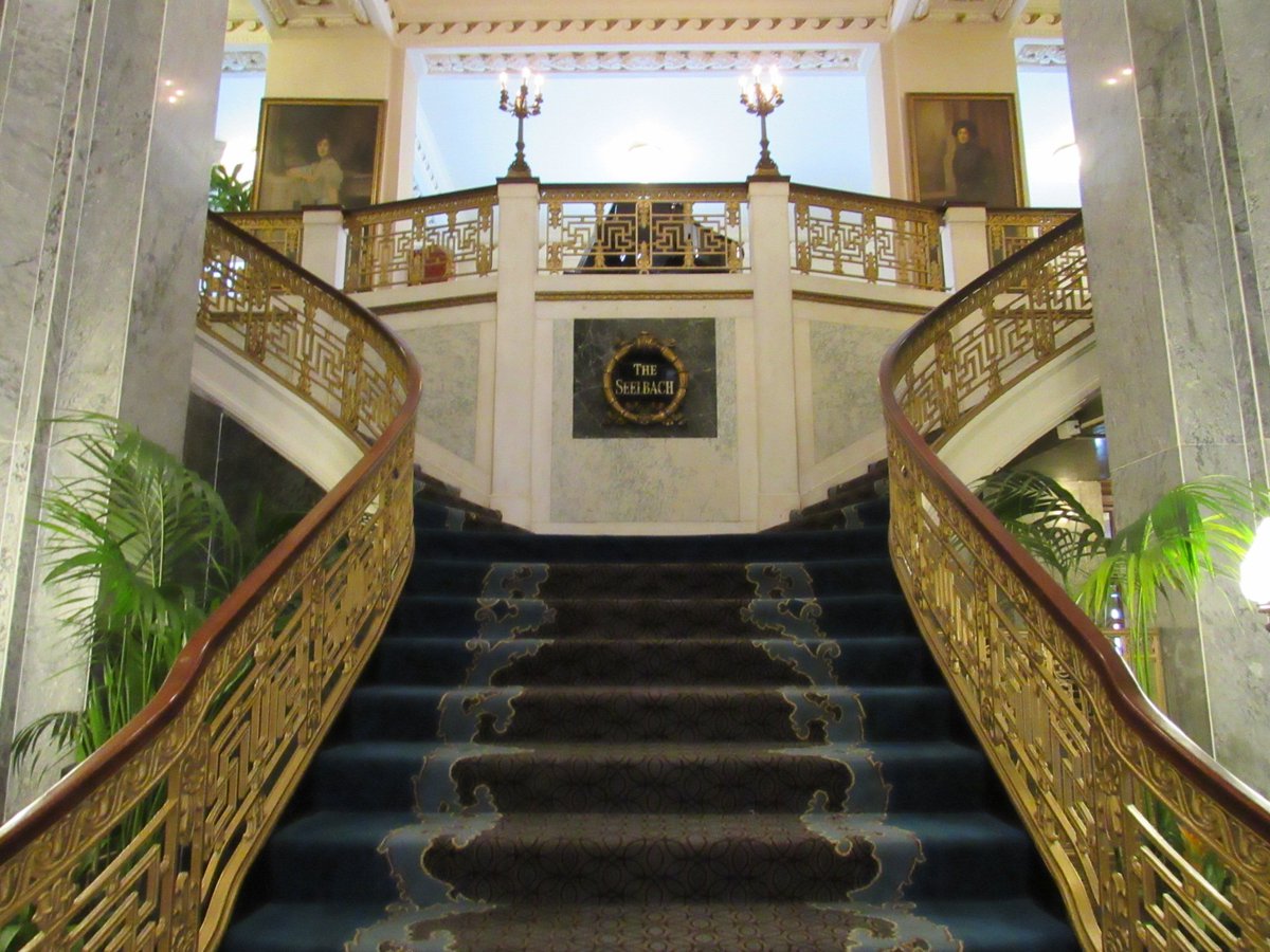 Today's spooky  post is about the historic (and haunted) <a href="/SeelbachHotel/">The Seelbach Hilton</a>. From gangsters to Gatsby to a ghostly Lady in Blue, the Seelbach is a fantastic place to immerse yourself in Derby City history! Read all about this iconic Louisville landmark now! herlifeinruins.com/seelbach-hotel/