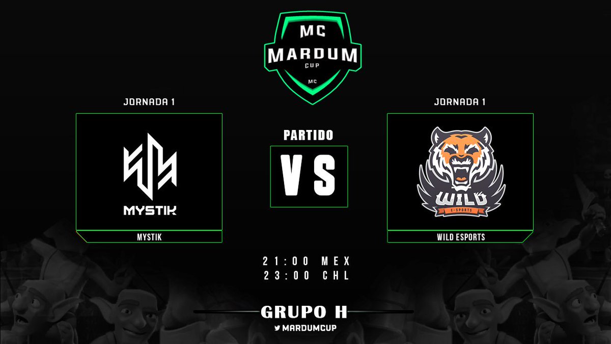 #MC | MATCHDAY

⚔ Mystik - Wild eSports
📆 06/10/19 
⏰ 21:00 🇲🇽 | 🇨🇱 23:00