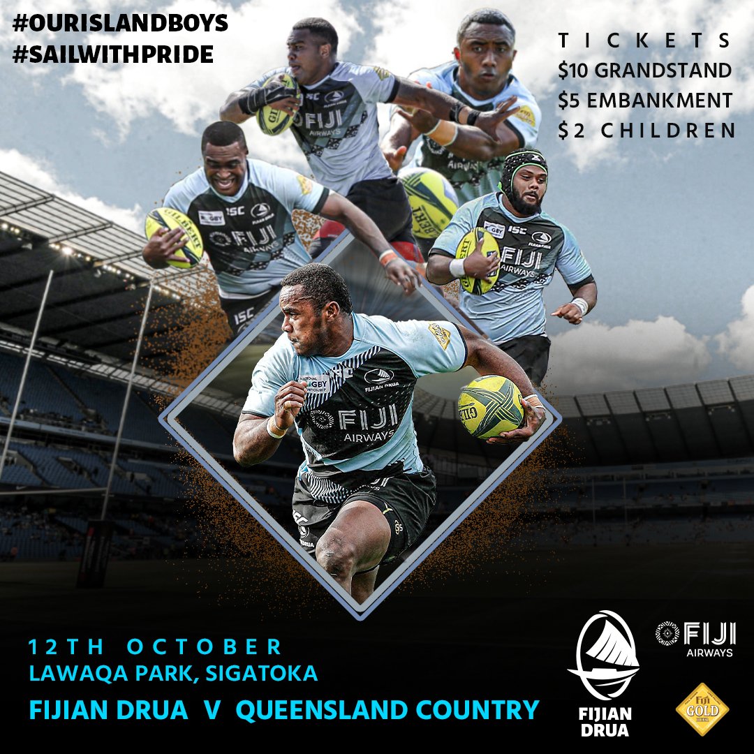 fijirugby's tweet photo. Final round is here!
It'll be a rematch of the grand finale last year 💥
📆 12/10/19
🏟 Lawaqa Park Sigatoka
⏱ KO 3.00pm
DONT MISS IT!
#OurIslandBoys #SailwithPride https://t.co/73S19y1b9c