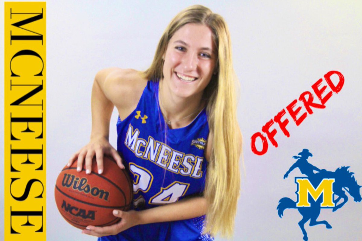 carsen_mcfadden's tweet photo. I am honored to have received a D1 offer from McNeese State University! Thank you to the amazing coaching staff. @McNeeseWBB #GeauxPokes https://t.co/6yc04OMT5l