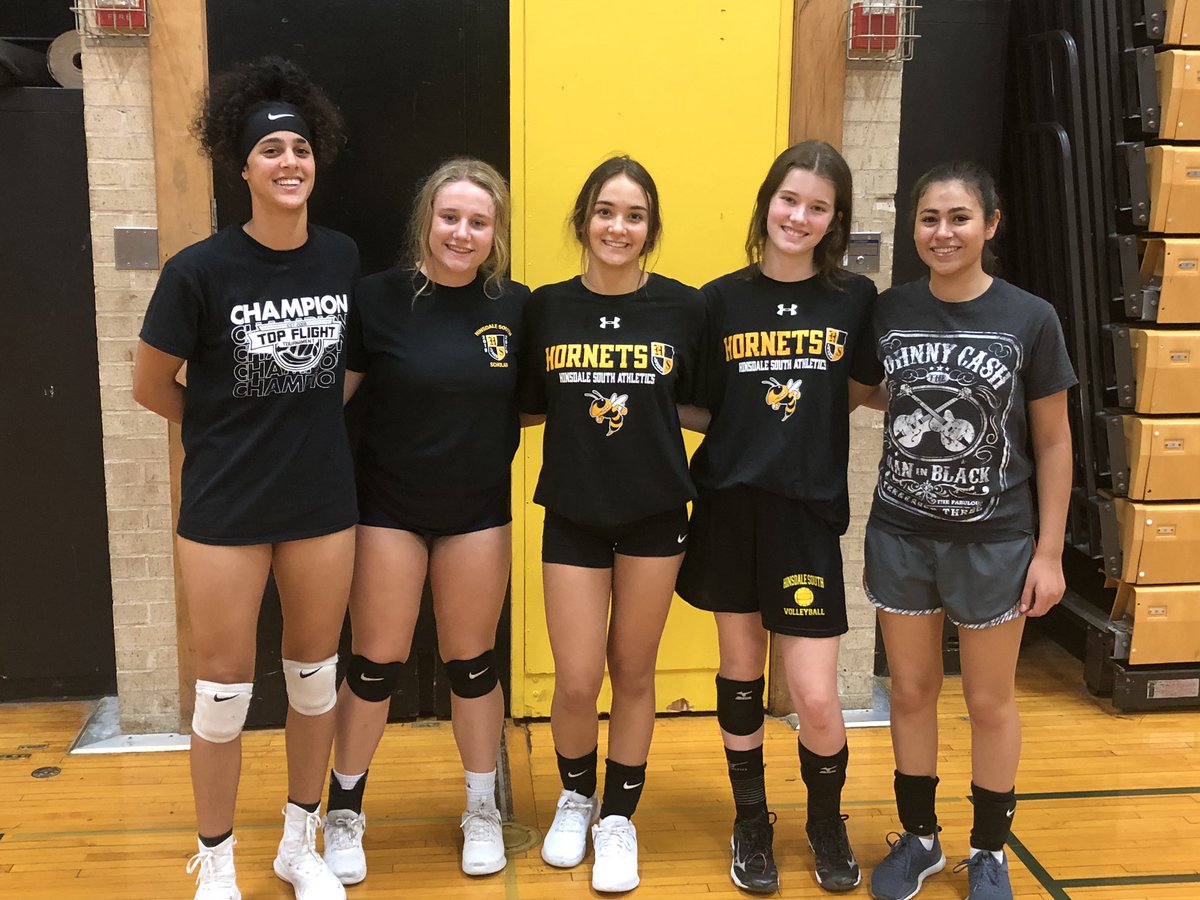 HSHSGirlsVB's tweet photo. Congratulations to our players of the week from this week Mattea, Peyton, Jolie, Samantha and Claire! Great work ladies keep up the hard work!! 🐝🐝 #hsgvb #playeroftheweek https://t.co/SOSGy0fabV