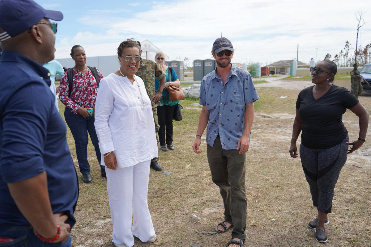PScotlandKC's tweet photo. Today I visited Abaco in #TheBahamas. The devastation #hurricaneDorian caused was something I have sadly seen before in Dominica &amp; other #Commonwealth countries

What I saw &amp; heard was the resilience &amp; determination of the Bahamian people to build back better 

#BahamasStrong 🇧🇸 https://t.co/gFCcnkW4db