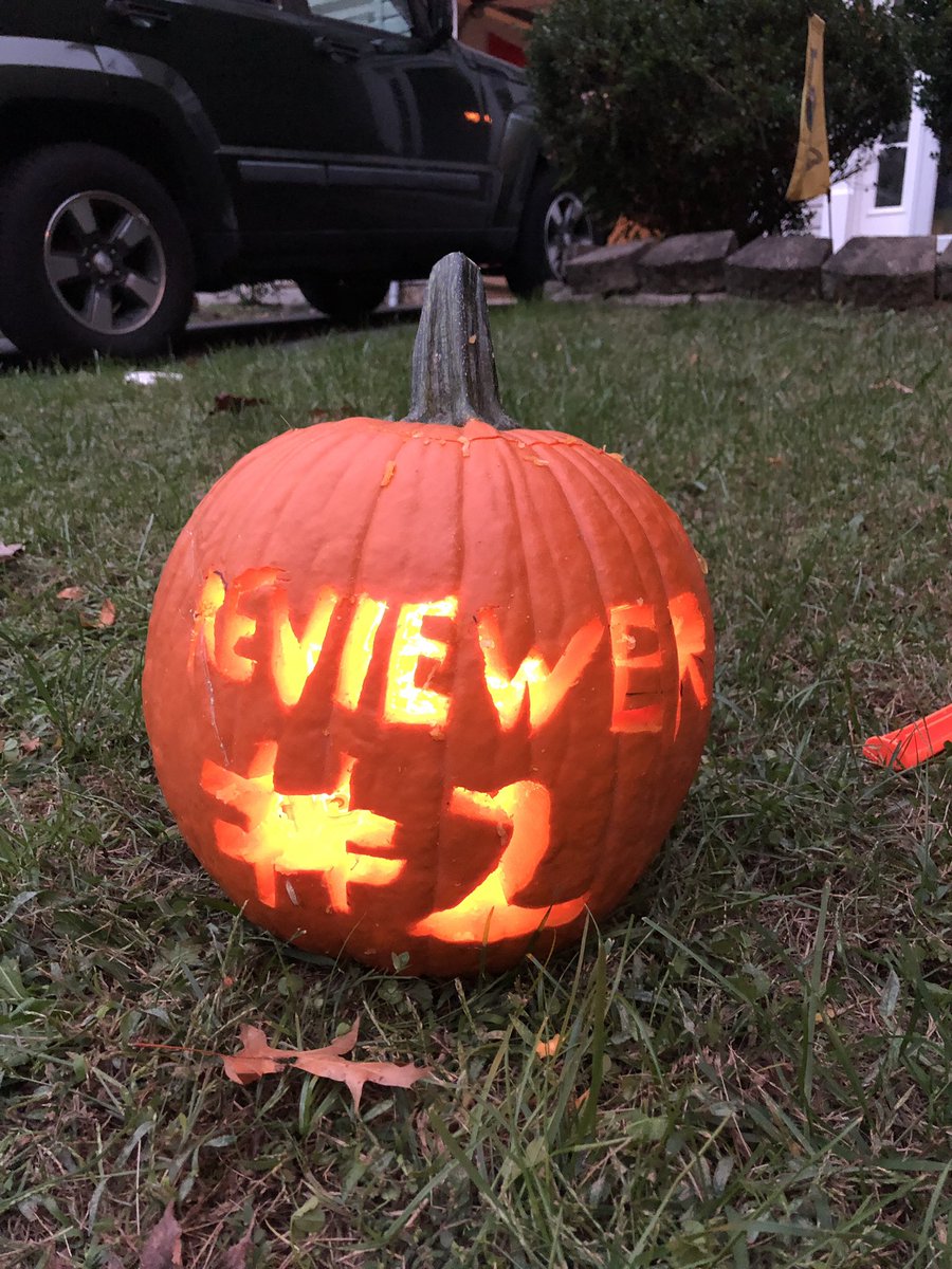 Katie Hunzinger, PhD (@katiehunzinger) on Twitter photo This year I made my #halloween pumpkin 🎃 the scariest thing any academic knows: Reviewer #2. <a href="/AcademicChatter/">Academic Chatter™</a> #phdchat #AcademicChatter #ishouldbewriting This year I made my #halloween pumpkin 🎃 the scariest thing any academic knows: Reviewer #2. <a href="/AcademicChatter/">Academic Chatter™</a> #phdchat #AcademicChatter #ishouldbewriting