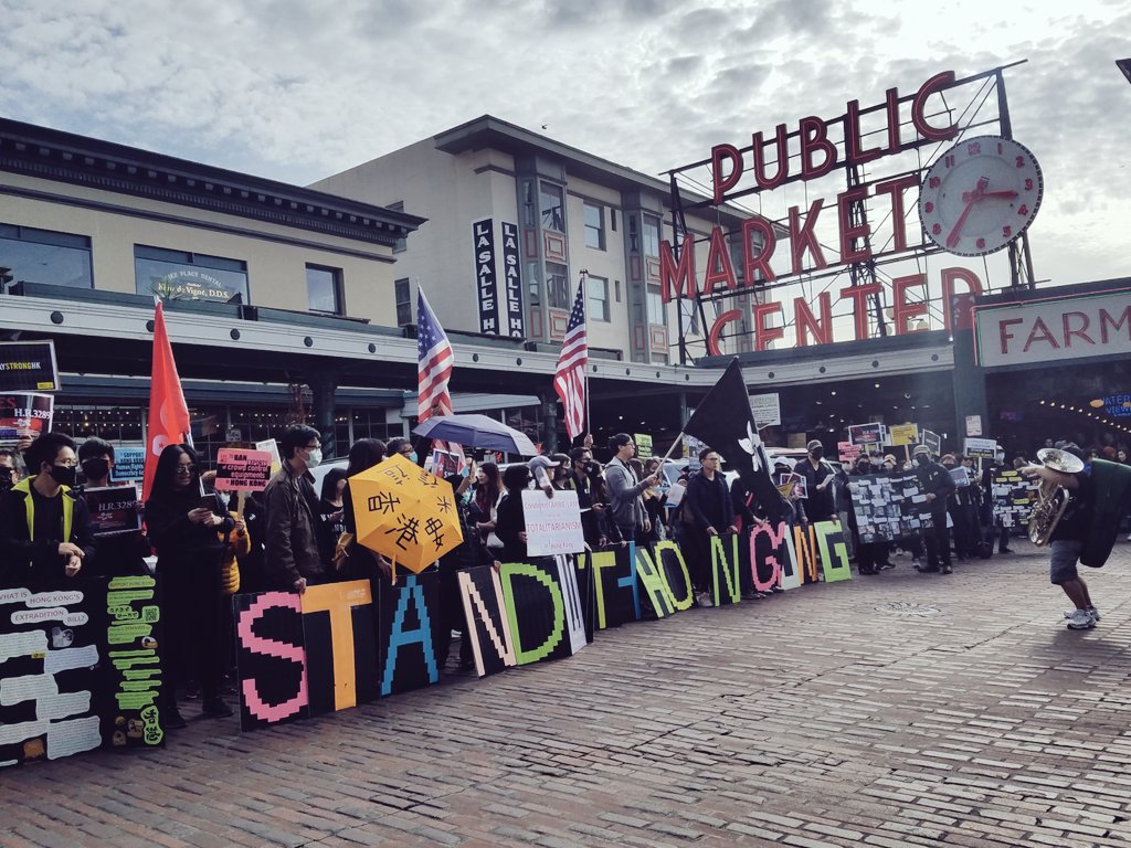 LIVE in Seattle Pike Place Market
#SEAStandWithHK