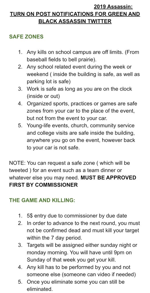 Green and Black Assassin tweet media