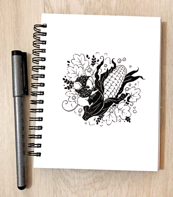 Day 6, Husky ?? #Inktober #Inktober2019 #InktoberDay6 