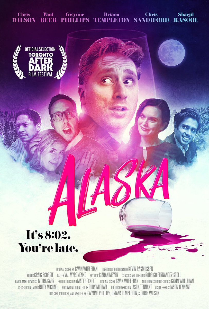 Excited to announce that our short film ALASKA which we co-wrote, produced, and directed with <a href="/ImChrisWilson/">Chris Wilson</a> will have its Toronto premiere at <a href="/tadfilmfest/">TORONTO AFTER DARK FILM FEST || #TADFF</a> on October 20th at 4:15 PM at @scotiabanktheatre! Come on out!Tickets available at torontoafterdark.com. #TADFF19