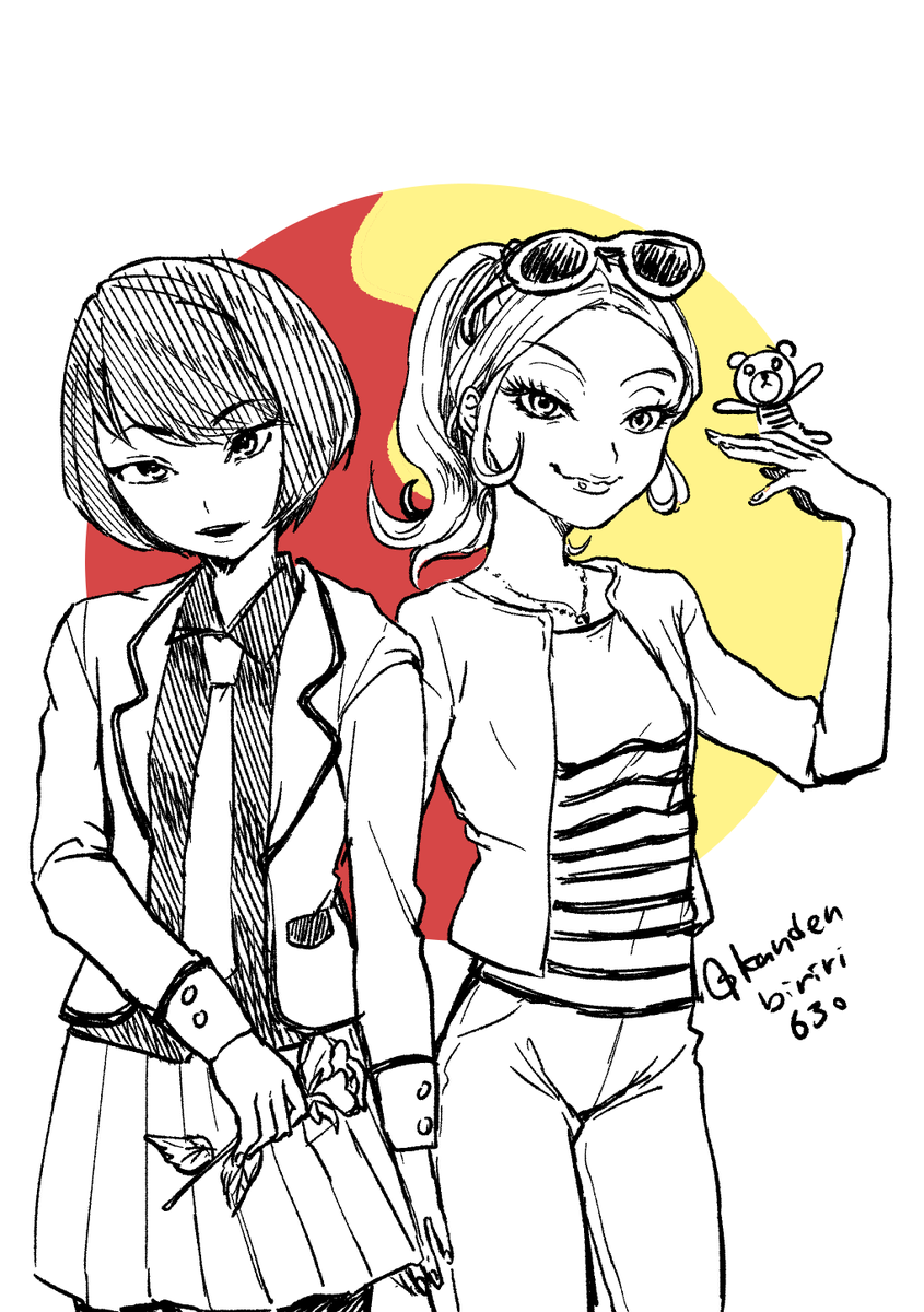 カガミとクロエ
#MiraculousLadybug 