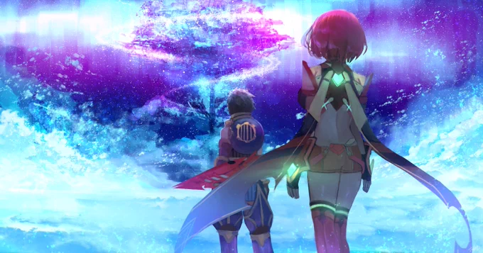 This is my favorite pyra illustration! #xenoblade2 