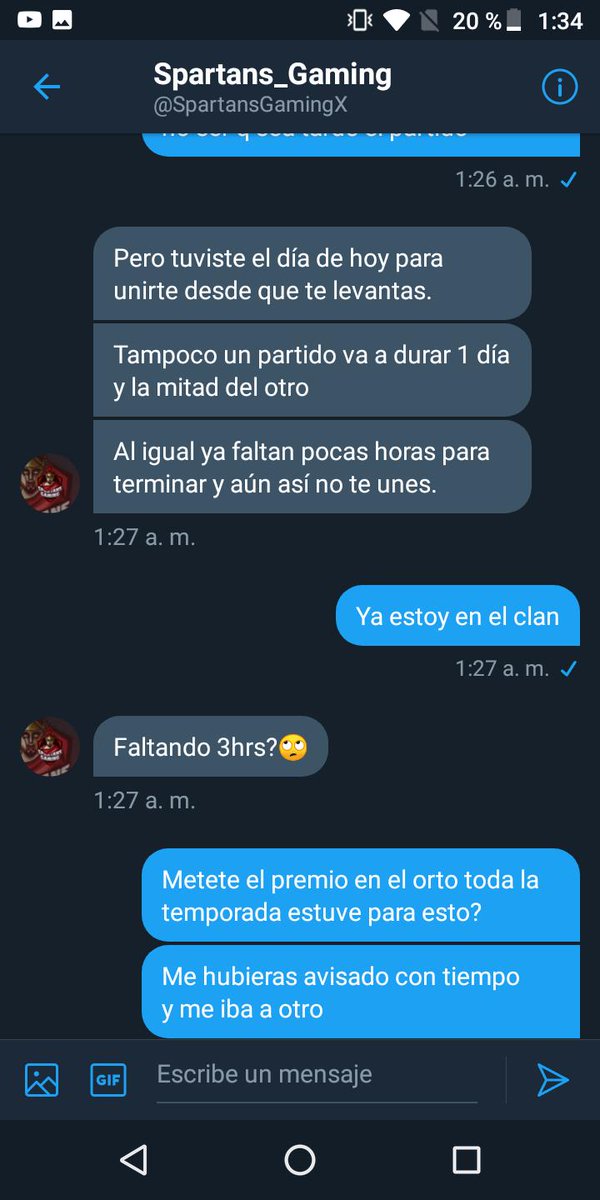 Quiero escrachar a este topo que no me quiere pagar, estuve toda la temporada y no me quiere pagar simplemente por salir para un partido y volver tarde cuando estuve toda la tempo al pedo sin salir. Media pila me hubieran avisado con tiempo y buscaba otro <a href="/SpartansGamingX/">Spartans Gaming</a> . Rt