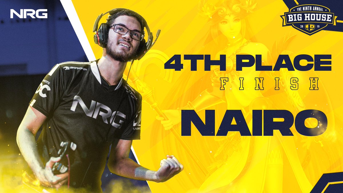 NRGcurrent's tweet photo. #BigHouse9: Heck of a run!! Congrats on finishing 4th place for Ultimate Singles @NairoMK!! https://t.co/sIjAdPrkfX