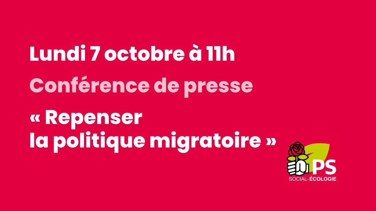 🌍 Aujourd'hui à l'Assemblée nationale s'ouvre un débat sur la politique migratoire française. À cette occasion, <a href="/faureolivier/">Olivier Faure</a> tiendra une conférence de presse à 11h à suivre en direct sur notre profil 👇🏼