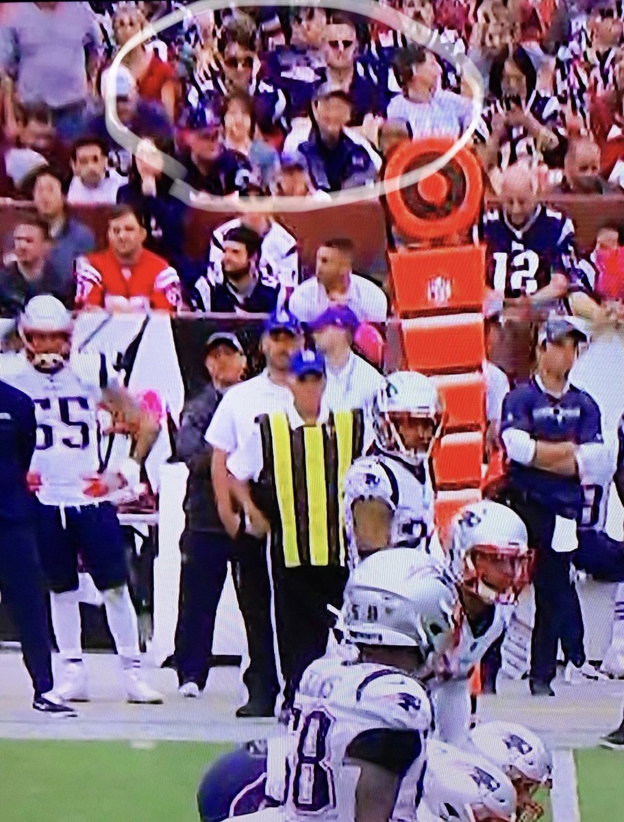 StarCam21's tweet photo. Spotted on tv amongst the hot action in our great seats. Whatta game! #patriots https://t.co/0fhro9bOMg