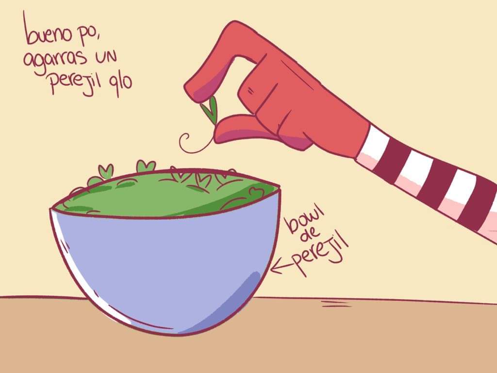 MichanPc's tweet photo. Bienvenidos a "Cocinando con Chile" donde te enseñara a como hacer tus comidas en un delicioso gourmet sin demorarte tanto!✨(parte 1 )
Jsjjs esto es una broma jsjjs
.
.
.
#countryhumans #comic #chile #drawing https://t.co/Bl5WoSdFsh