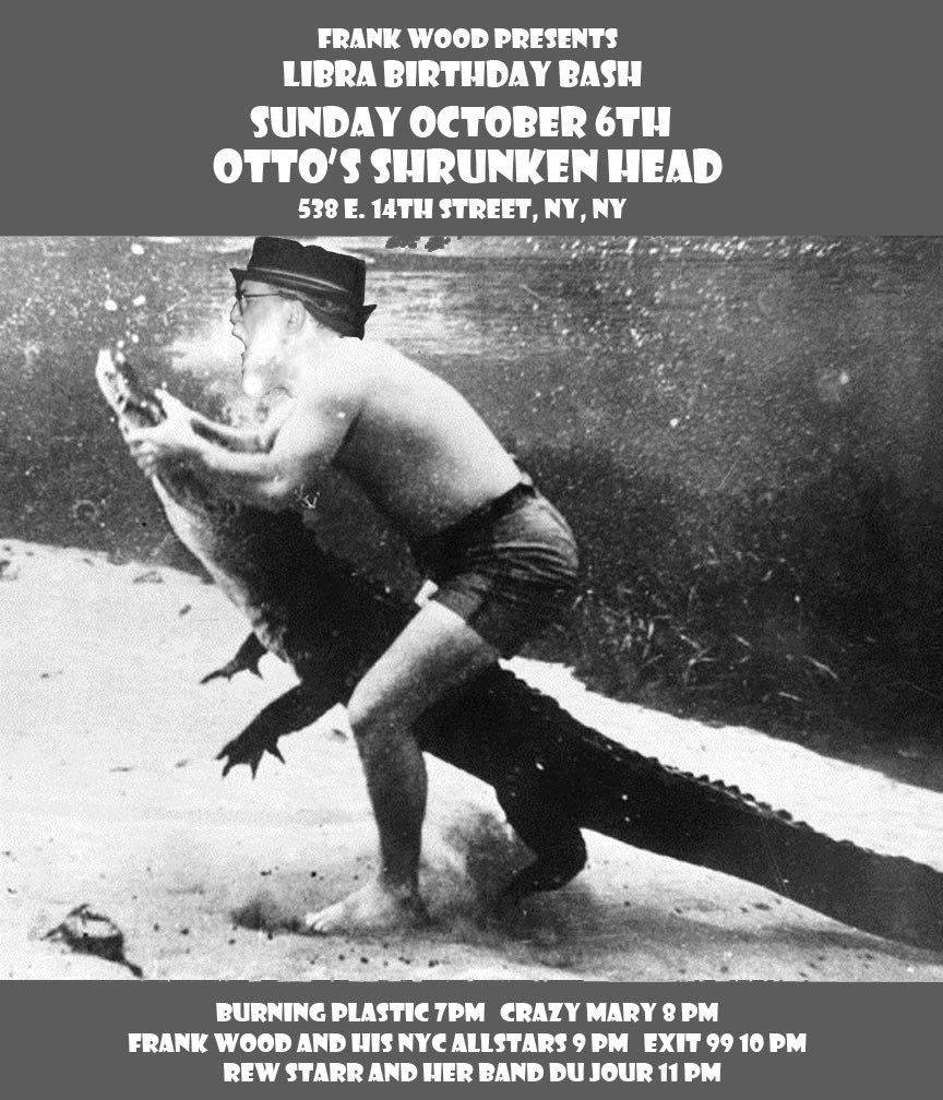 MusicRiyo's tweet photo. Frank Wood NYC All Stars Libra Birthday bash @ Otto’s tonight 🤩
#frankwoodallstars #frankwood #winddownsunday #nycrock #nycrocknroll #americanrock #americanrockband #concert #ottosshrunkenhead #riyoosanai #japanesesinger #japanesesingerbasedinnyc #miyazaki #アメリカンロック https://t.co/CSpU9YX7ko