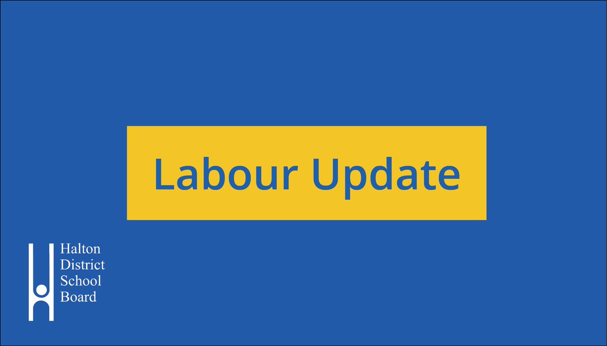 HaltonDSB's tweet photo. All HDSB schools will be open on Monday, Oct. 7. Before &amp; After School programs in our schools will also be open. We will update you later tonight as soon as we have more info. CUPE negotiation deadline is 12 midnight tonight. (1/2) https://t.co/pGheNJG4zp
