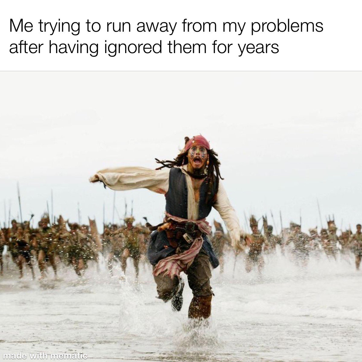 RelatableExper1's tweet image. Them consequences about to reach me. 

#funny #funnymeme #problems #99problems #runningaway #help #imfucked #consequences #relatablemem #twittermeme #lmao #lmfao