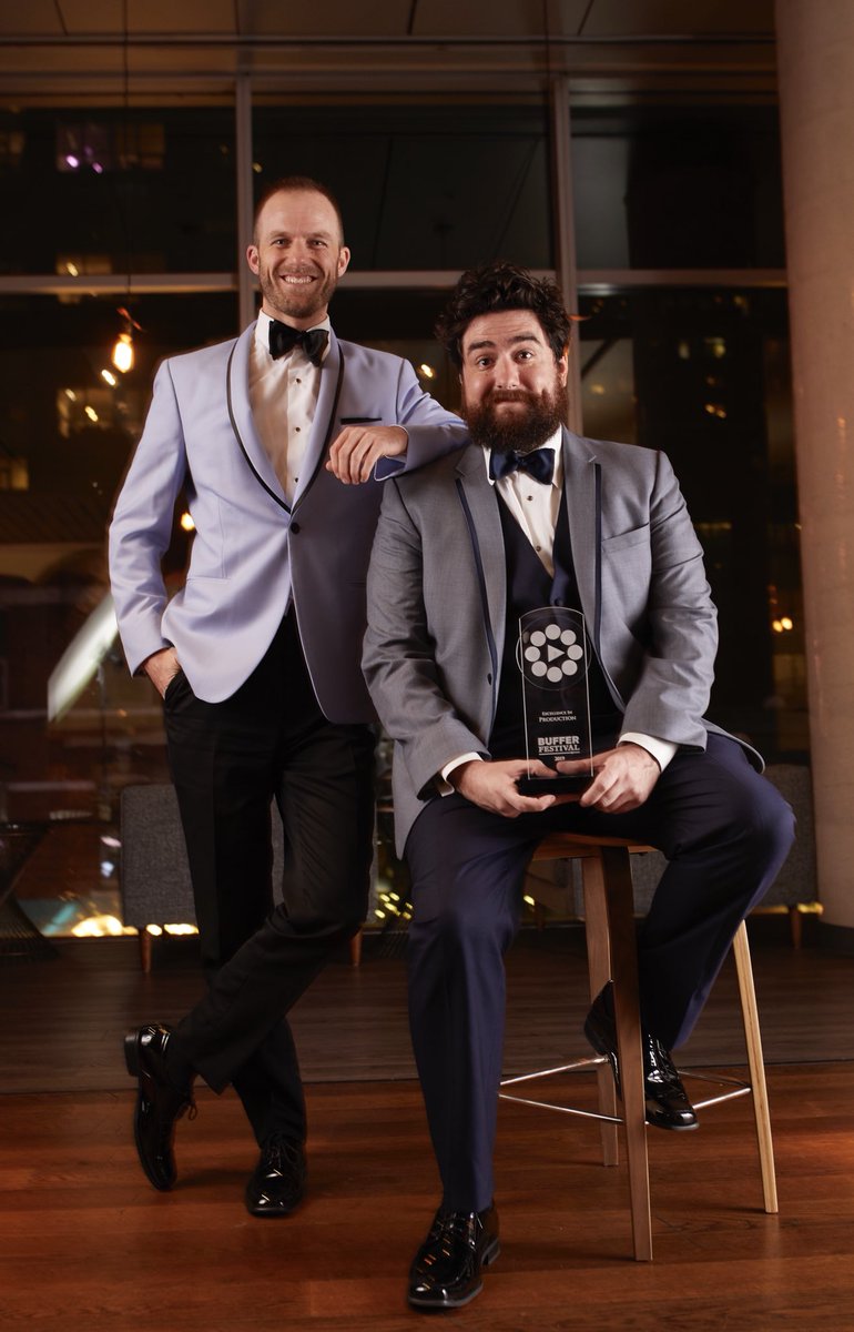 The Excellence in Production award goes to Chris Smith and Jack De Sena for their film “MAN AND MACHINE.”