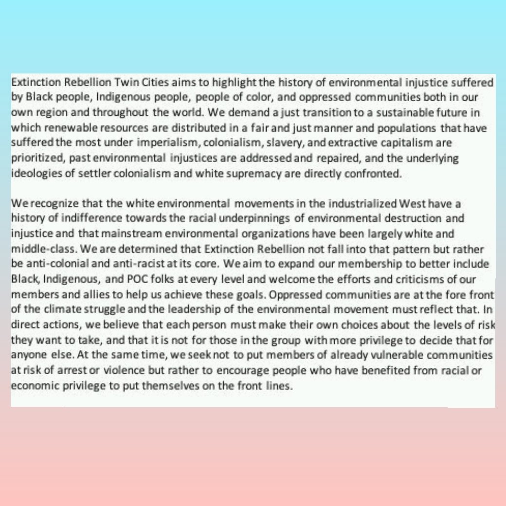 RebellionTwin's tweet photo. XR UK only has 3 Demands, but XR US added a fourth.
XRTC stands by Demand 4, and we wrote this Statement on Diversity as well.
#ExtinctionRebellion #XRTC #Demand4 #StatementofDiversity https://t.co/Y7sa1Z2gQl
