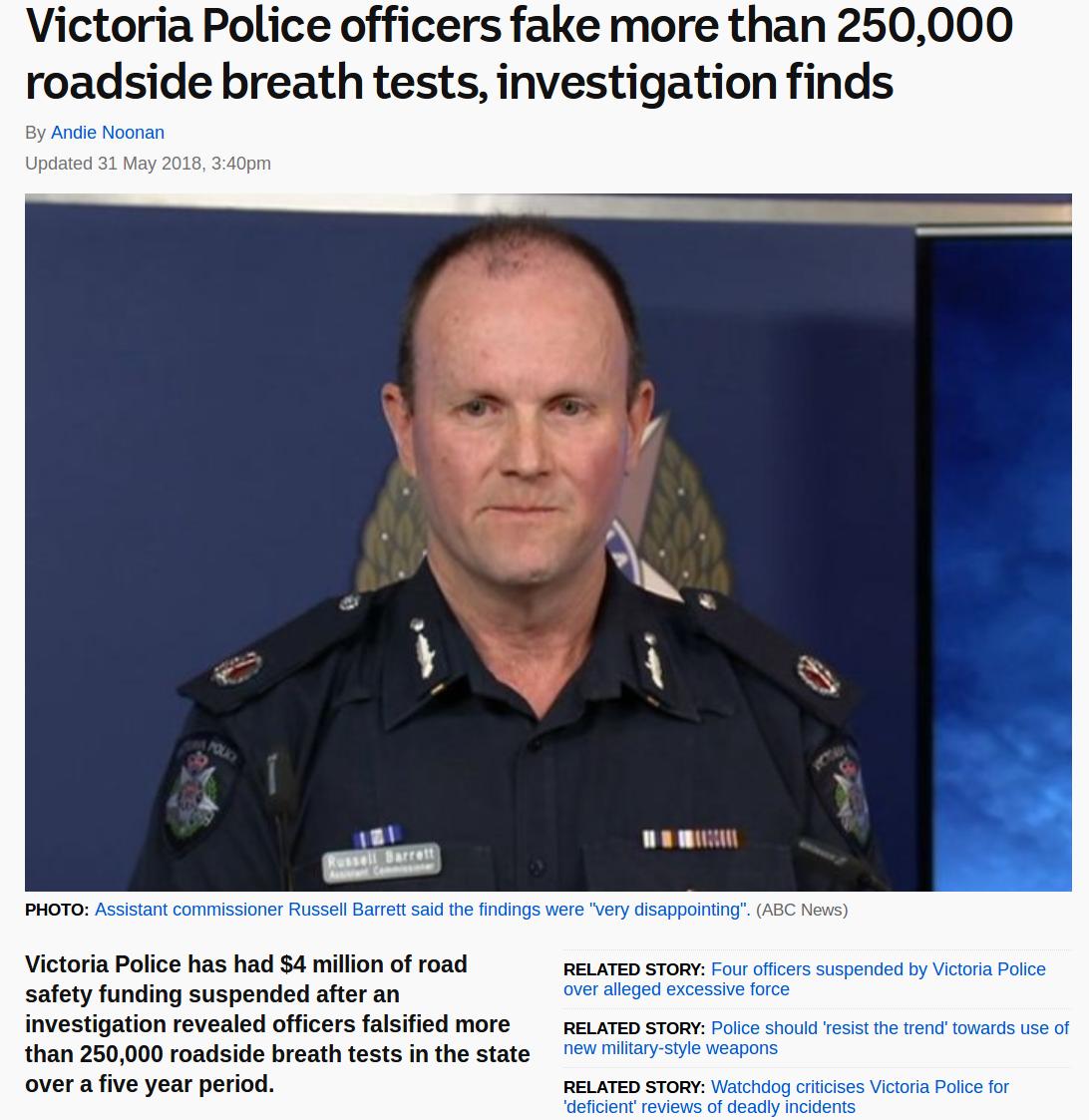 PoliBard's tweet photo. Needles in Grapes
Protesters blocking roads
Red Shirts in Parliament
Police faking breath tests & crime statistics
Child inmates bashing wardens
Crims on parole killing people
Judges won't jail ambo bashers
WHERE is the rule of law in Victoria?
#SpringSt #DodgyDan #LawlessLand https://t.co/6hE9Jvyowa