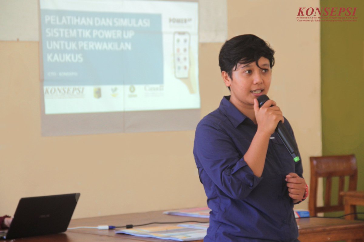 Training on utilization of ICT #Powerup program for female representatif of Kaukus, East Lombok.
<a href="/OxfamIndonesia/">Oxfam in Indonesia</a> 
konsepsi.org