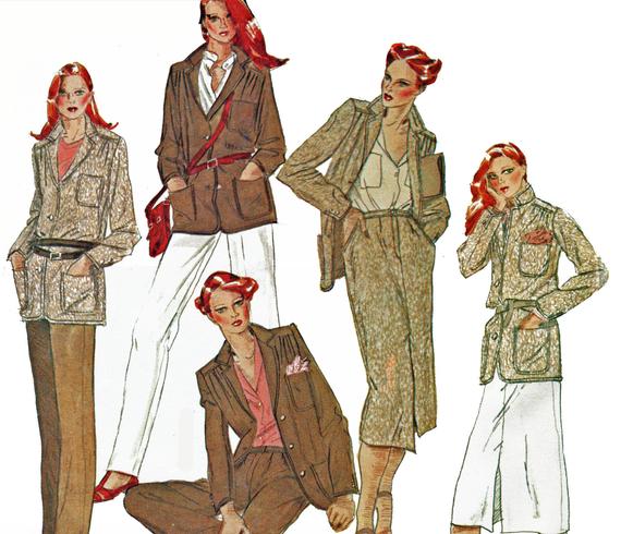 leaf_old's tweet photo. Safari Jacket Pattern Jacket Skirt Pants Wardrobe Separates 1970s Vintage Sewing Pattern McCalls 6441 Size 10 Bust 32.5 UNCUT #Jacket #Safari 
$8.00
➤ https://t.co/WnZufaPAS5 https://t.co/ZrTIEgr0zx