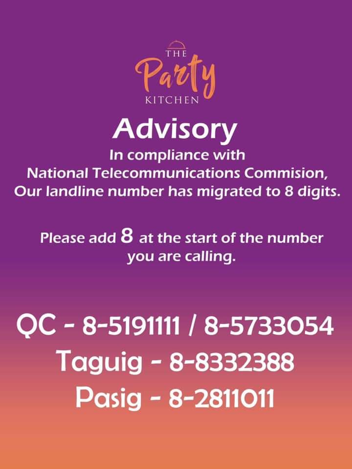MaritinaRomulo's tweet photo. ThePartyKitchen ' s new landline nos are as stated below :🍗🥦🍞🧀🍖🥗🍢🎃🎄🎉🎋🏀🎭🎆🛵  Chef prepared meals delivered to you! 🎈🎁 check our online restaurant here:  https://t.co/btySgwXVVS https://t.co/6QSbXUjXhp