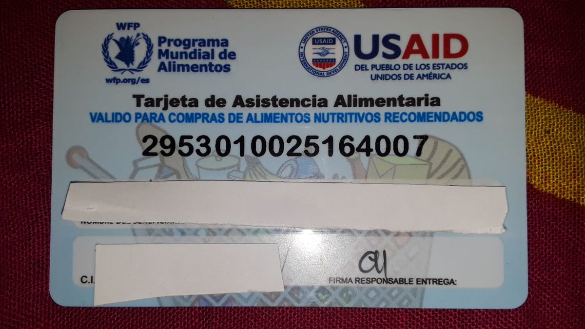 En realidad Hollywood penitencia Dina Silva דינה 🇪🇨👠 sur Twitter : "Si la tarjeta de la que hablan es la  USAID, es un programa financiado por USAID para los venezolanos en toda  América Latina, nada que