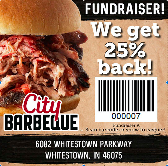 Support the Lebanon Educational Foundation by eating at City BBQ on Thursday, October 10th from 10:30am-10:00pm.  LEF supports students, teachers, and schools in the Lebanon Community School Corporation.  Present this coupon to give 25% of your meal to LEF. <a href="/lebanontigers/">Lebanon Tigers</a>