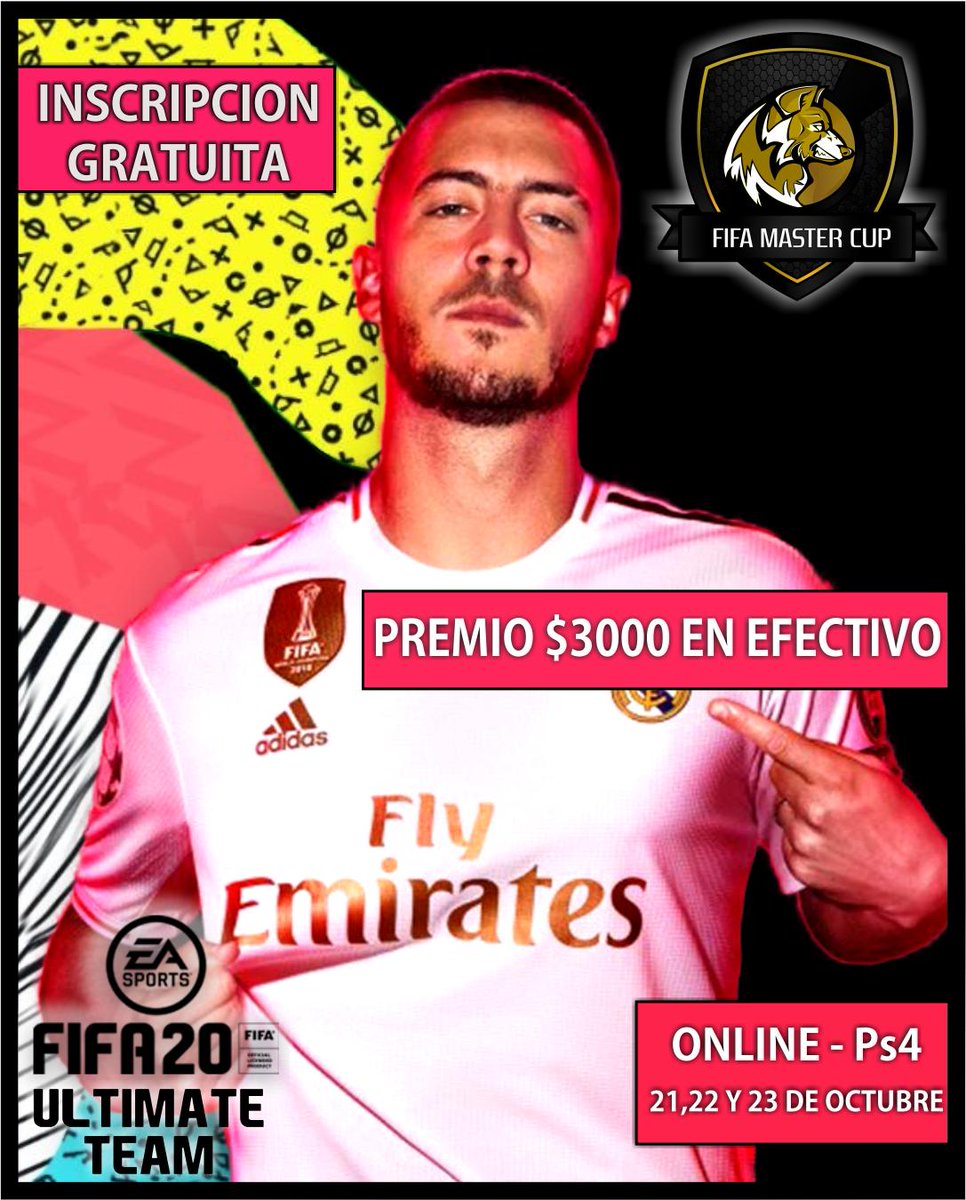 e_Sport_Arg's tweet photo. Se buscan JUGADORES DE #FUT20 en #PS4 para #TORNEO online de inscripción GRATUITA. Premio 1° Lugar $3000 AR. Te interesa participar? mandanos msj por privado: últimos cupos disponibles!!
#FIFA20 #ultimateteam  #FIFA20UltimateTeam #TorneoFifa20 #TorneoFifa #volta #FIFA #PS4TORNEO https://t.co/sJtDTXUIdW