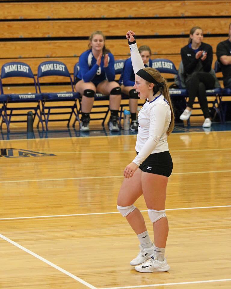 Our next senior is Lauren Fisher! Fish defines what it is to be a hard working and gritty player. Fun fact: she has played every position in her high school career except middle hitter. But we can change that real quick.
