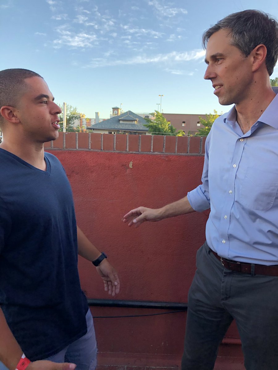 EricDupree_'s tweet photo. This is the sequence of pictures you get when you run into your boy at the club ๐
Was an honor to meet and chat with you.
Salute @BetoORourke โ๐ฝ https://t.co/Emi3cvtdzN