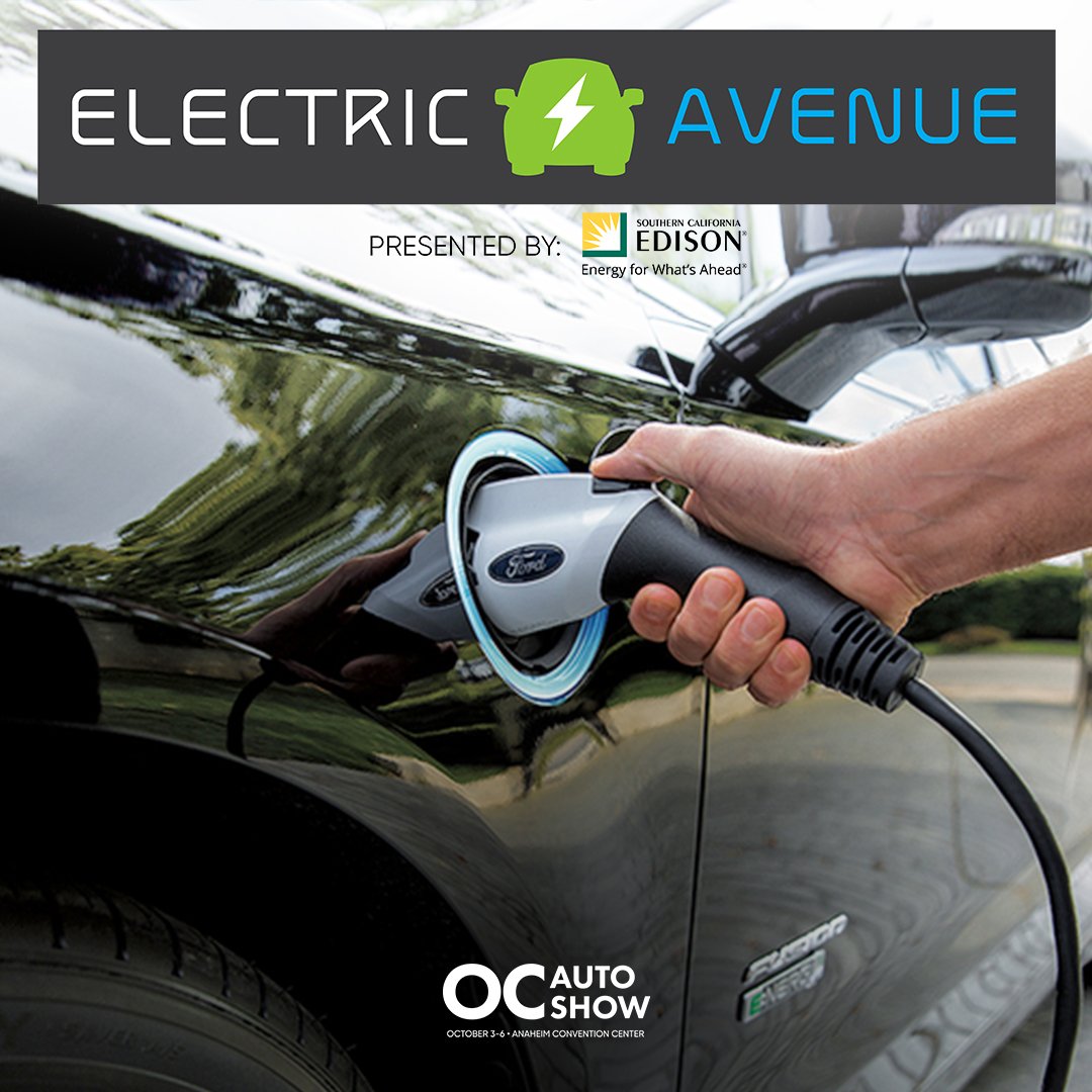 Are you still at the #OCAutoShow? Visit Southern California Edison (SCE) at #ElectricAvenue where we're talking about our special rate for #EV drivers – TOU D-PRIME. The #FutureIsElectric!