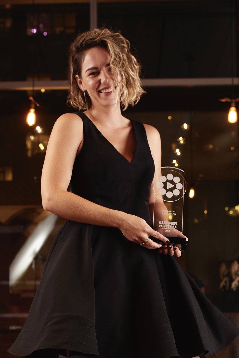 BufferFestival's tweet photo. The Excellence in Inspiration award goes to Iz Harris for the film “I Remember.” https://t.co/7CfFeAwxdi