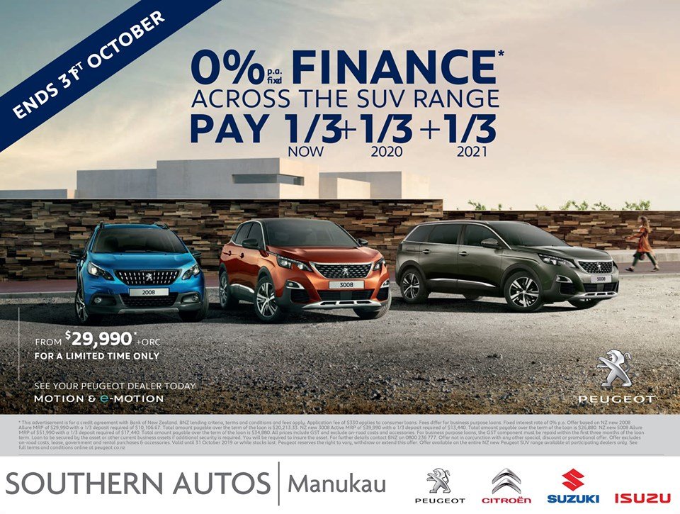 SouthernAutosM's tweet photo. Get in quick before this deal ends 31st of October. #peugeot #Vehicles #suvs https://t.co/hx2O4wdRea https://t.co/XoogTE09C0
