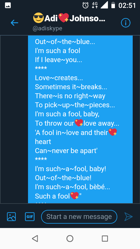 adiskype's tweet photo. @UKLabour @jeremycorbyn @BBCWorld #lyrics💖#SuchAFool🎶 https://t.co/olto9Ak1Bs