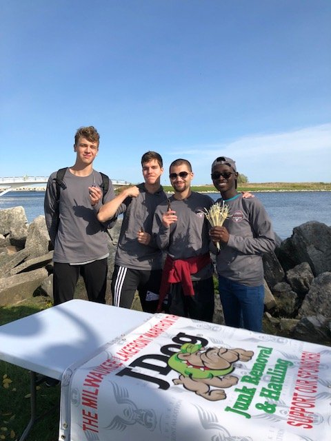 stritchu's tweet photo. Special thanks to our @StritchWolves men's and women's cross country/track and field teams for their help at the @mkelfmarathon today, especially with the early wake up! https://t.co/MnxxgLYB6k