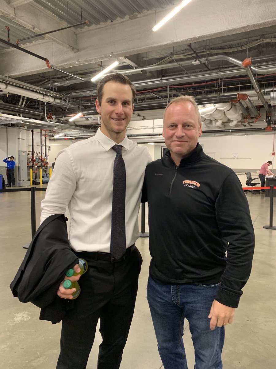 Great to catch up with ⁦<a href="/tfedun88/">Taylor Fedun</a>⁩ ⁦<a href="/princetonhockey/">Princeton Men's Ice Hockey</a>⁩